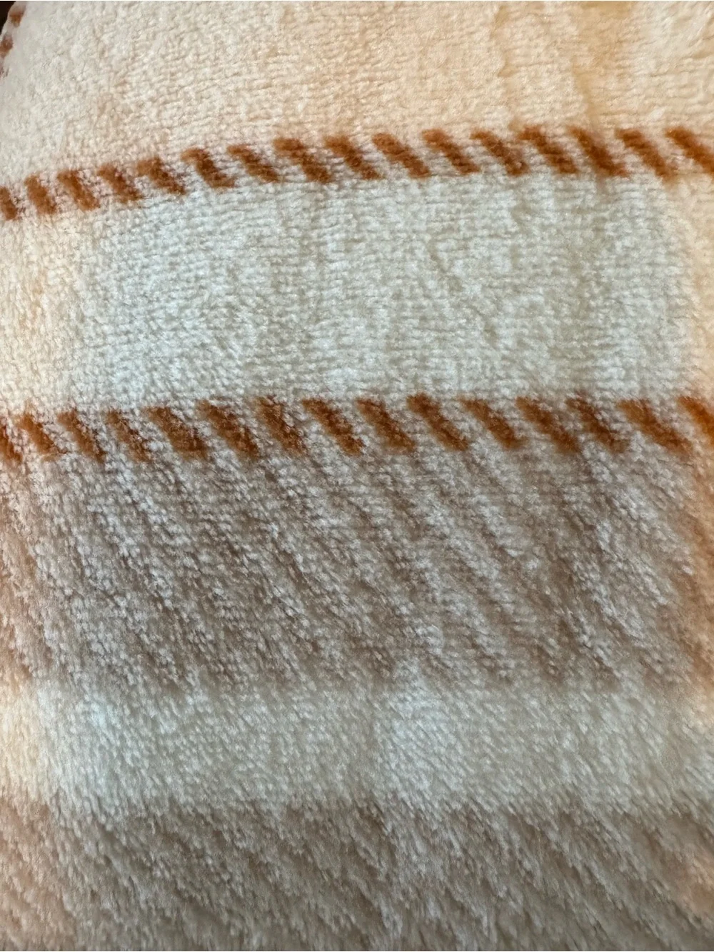 Vera Bradley Winter Plaid Cream Essential Oversized Throw Blanket NWT 66x94